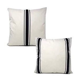 Farmhouse Striped 18 x 18 Pillow Covers